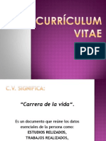 Currículum Vitae