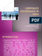 Corporate Governance in India Org