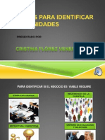 Metodos para Identificar Oportunidades