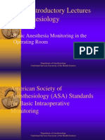 ASA Standards for Basic Intraoperative Monitoring