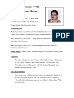 Bio-Data ( DR.P.K.sharMA) as on 1st Novemeber 2012