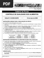 Professor_Controle de Qualidade Dos Alimentos