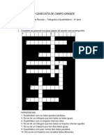 6 serie - 3 TRI - lista de exercícios para a prova trimestral