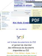 Mode D'emploi de BCDI - E-Sidoc