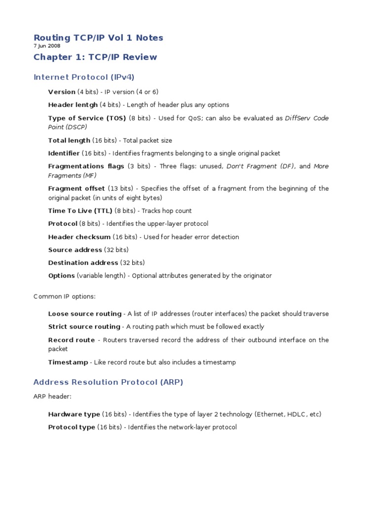 routing tcp/ip volume 1 pdf download