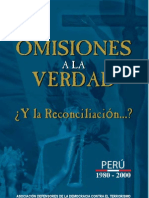 Terrorismo Perú: Omisiones a la Verdad ¿y la Reconciliación? - ADDCOT