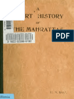 A Short History of the Mahrattas by U.N. Ball