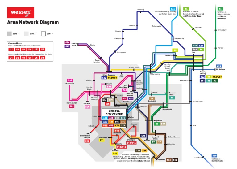 UWE and Wessex Bus Routes Overview | PDF