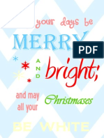 Merry and Bright Posters