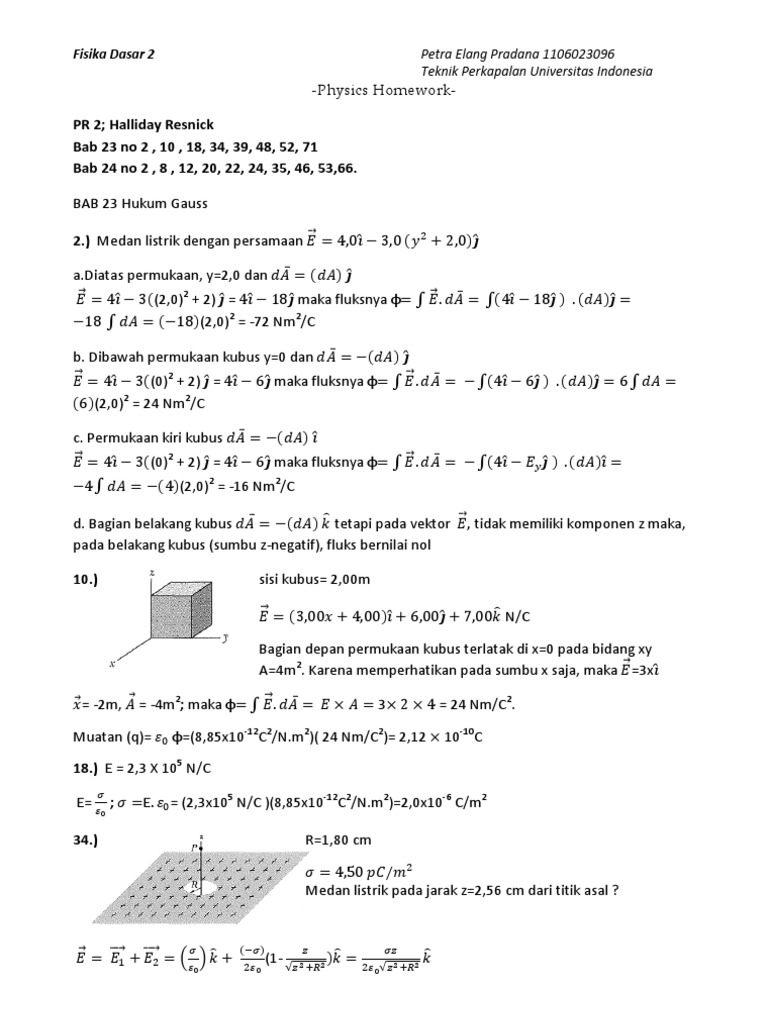 physics homework 2