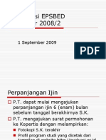 Sosialisasi EPSBED 2008-2