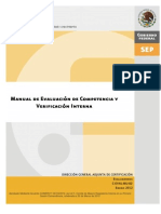 C-EVAL-02 MANUAL DE EVALUACIÓN DE COMPTYENCIA VERIFICACIÓN INTERNA