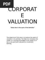 Download CORPORATE VALUATION by Vijaya Prasad KS SN11292285 doc pdf