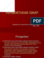 Pembentukan Sikap