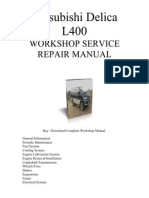 Mitsubishi Delica l300 User Manual