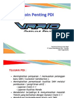 Poin Penting PDI Vario