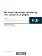 The Design of Reinforced Soil Retaining Walls Using TENAX Geogrids