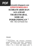 Download Epistemologi Suhrawardi Dan Allamah Thabathabai by Nuramin Saleh SN112937210 doc pdf