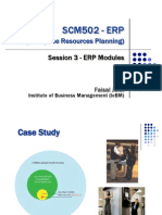 SCM502 - ERP: (Enterprise Resources Planning)