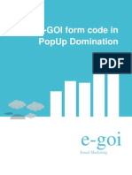 PopUp Domination With E-GOI