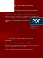 Abdominal Compartment Syndrome