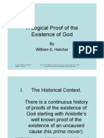 Hatcher, Logical Proof of The Existence of God