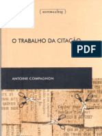 COMPAGNON, Antoine - O trabalho da citação(2)