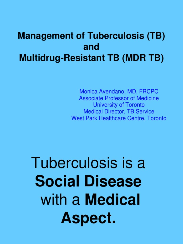 Tuberculosis and MDR TB Management Guide | PDF | Tuberculosis | Rtt