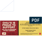 EWB-CPP Chili's Fundraiser