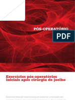 Pos Operatorio de Joelho