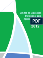 Limites Exposicion Profesional 2012