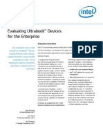 Evaluating Ultrabook Device for the Enterprise
