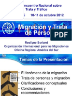 MIGRACIÓN Y TRATA DE PERSONAS - Rosilyne Borland