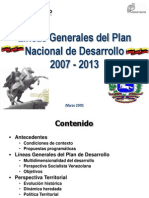 Lineas Generales Desarrollo 2007-2013