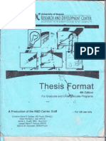 UB Thesis Format