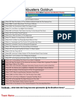 BB Goldrun 13 Question Sheet