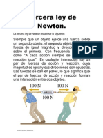 Tercera Ley de Newton