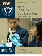 Download Sustaining Excellence in Rice Research Program and Abstracts by International Rice Research Institute SN113021541 doc pdf