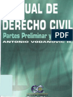 Manual de Derecho Civil - Volumen I - Antonio Vodanovic