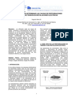 Metodología para Determinar las Causas de Perturbaciones de Tensión en Instalaciones Eléctricas