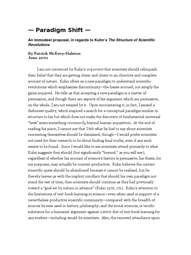 Paradigm Shift | PDF