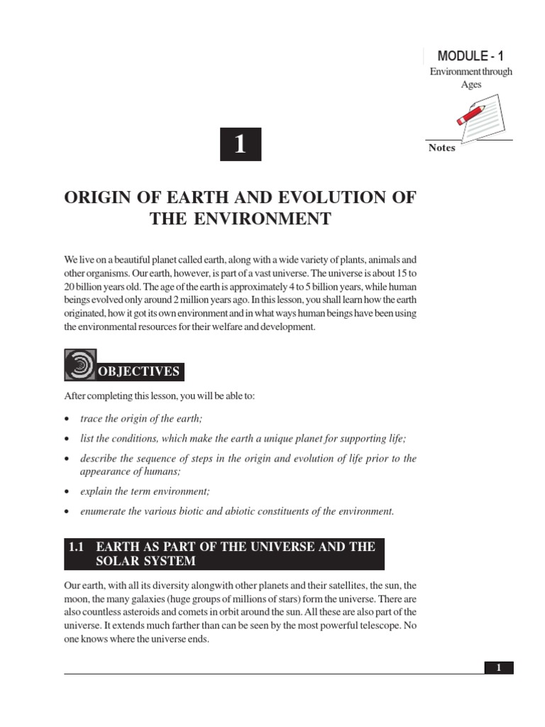 Mod1 1 | PDF | Earth | Planets