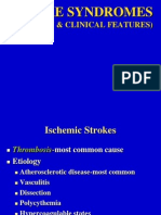 Stroke Syndromes (Etiology & Clinical Features)