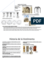 Arquitectura y Vestimenta de La Edad Media y Renacimiento