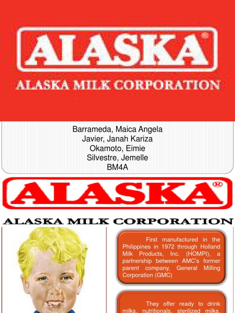 Alaska Milk Corporation Presentation PDF Demand Prices