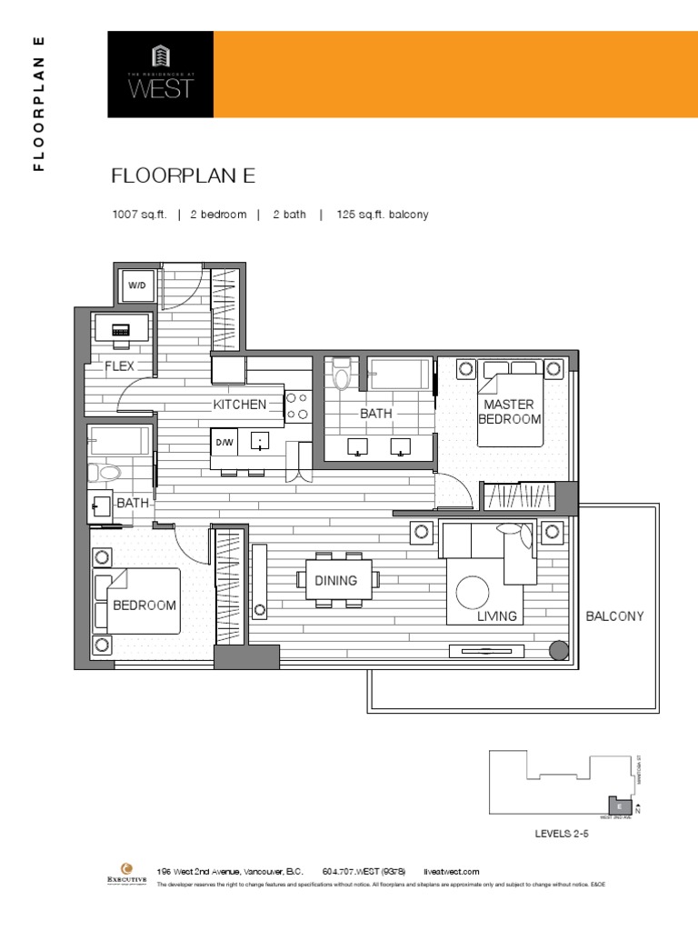 Residences at WEST Floorplan E | PDF