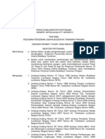 No 39 THN 2010 TTG Pedoman Perizinan Usaha Budidaya Tanaman Pangan