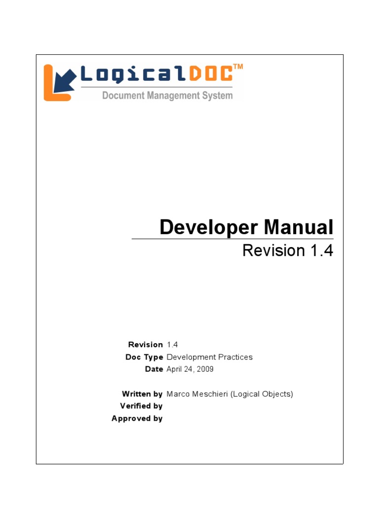 Logicaldoc Devmanual 1.4 | PDF | Eclipse (Software) | Xml
