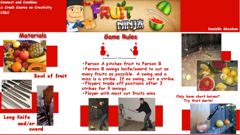 Fruit Cutting Game Rules | PDF