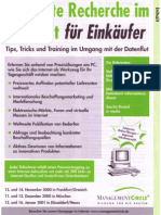 Effiziente Recherche im Internet für Einkäufer